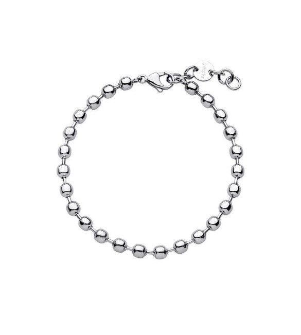 Bracciale Uomo Gioielli S\'agapò Ripple in acciaio catena palline srp61