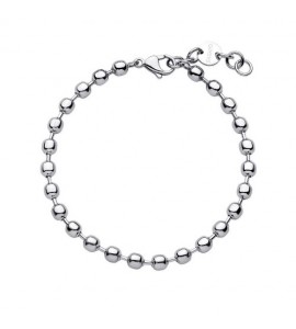 Bracciale Uomo Gioielli S\'agapò Ripple in acciaio catena palline srp61