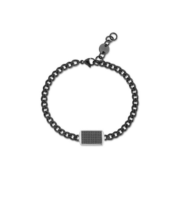 Bracciale Uomo Gioielli S\'agapò Tag Me Too acciaio pvd gun stg11
