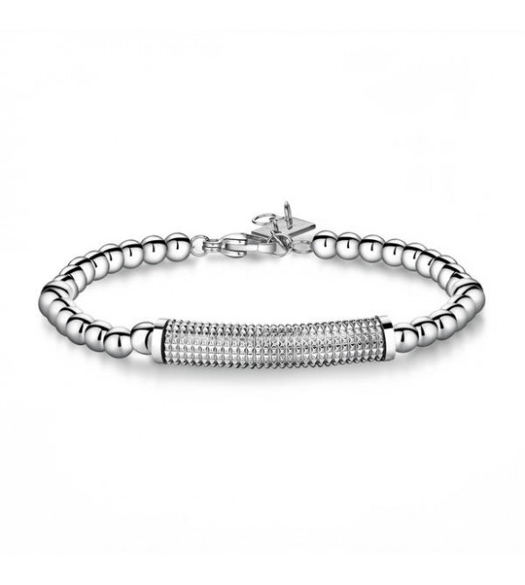 Bracciale Uomo Gioielli Sagapò Nemesis in acciaio 316L lucido sne13