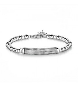 Bracciale Uomo Gioielli Sagapò Nemesis in acciaio 316L lucido sne13