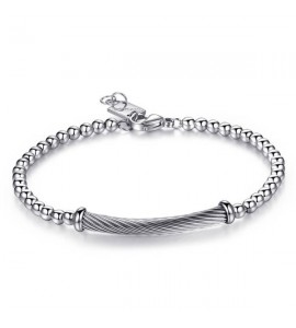 Bracciale Uomo Gioielli Sagapò Nemesis in acciaio 316L lucido sne15