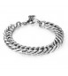 Bracciale Uomo Gioielli Sagapò Ripple in acciaio catena grumetta doppia srp44