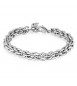Bracciale Uomo Gioielli Sagapò Ripple in acciaio catena maglia intrecciata srp45