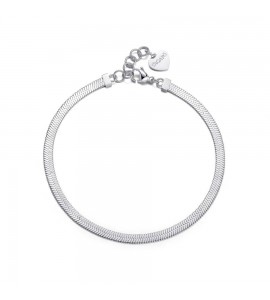 Cavigliera Donna Gioielli Sagapò Chunky in acciaio snake 316L shk15