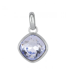Charm Donna Gioielli Brosway Très Jolie in acciaio 316L con cristallo quadratro provence lavender Fantasia btjm259