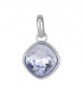 Charm Donna Gioielli Brosway Très Jolie in acciaio 316L con cristallo quadratro provence lavender Fantasia btjm259
