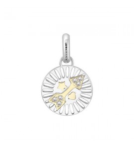 Charm Donna Gioielli Brosway Très Jolie in acciaio 316L con incisione Hit Me btjm389