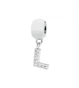 Charm Donna Gioielli Brosway Très Jolie in acciaio 316L cristalli unicità lettera L btjm65