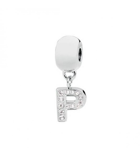 Charm Donna Gioielli Brosway Très Jolie in acciaio 316L cristalli unicità lettera P btjm69