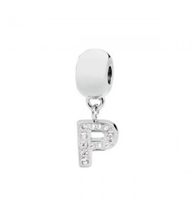 Charm Donna Gioielli Brosway Très Jolie in acciaio 316L cristalli unicità lettera P btjm69