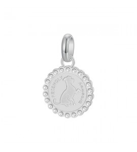 Charm Donna Gioielli Brosway Très Jolie in acciaio 316L e cristalli a forma di cane btjm311