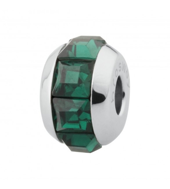 Charm donna gioielli Brosway Très Jolie in acciaio 316L e cristalli Speranza btjm13