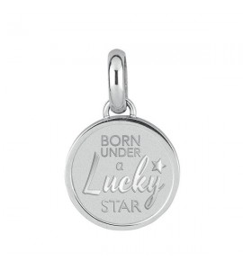 Charm Donna Gioielli Brosway Très Jolie in acciaio 316L e incisione Born Under a Lucky Star btjm341