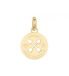 Charm donna gioielli Brosway Très Jolie in acciaio 316L pvd oro rosa Always best friends btjm406