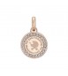 Charm donna gioielli Brosway Très Jolie in acciaio 316L pvd oro rosa con incisione Waiting For You btjm393