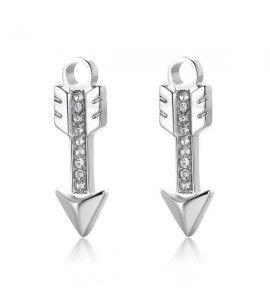 Charm Donna Gioielli Sagapò Happy Ears in acciaio 316L per orecchini Frecce she003