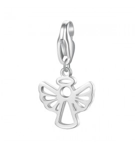 Charm donna gioielli Sagapò Happy in acciaio 316L Angelo sha355