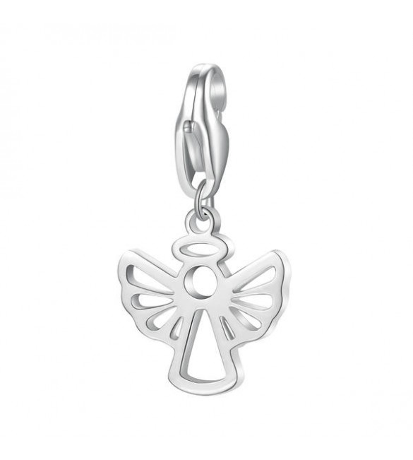 Charm donna gioielli Sagapò Happy in acciaio 316L Angelo sha355