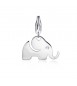 Charm donna gioielli Sagapò Happy in acciaio 316L Elefante sha318