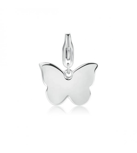 Charm donna gioielli Sagapò Happy in acciaio 316L Farfalla sha289