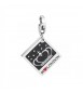 Charm donna gioielli Sagapò Happy in acciaio 316L I Love London smalto colorato sha166