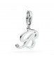 Charm donna gioielli Sagapò Happy in acciaio 316L lettera B sha180