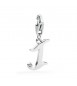 Charm donna gioielli Sagapò Happy in acciaio 316L lettera I sha187