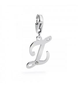 Charm donna gioielli Sagapò Happy in acciaio 316L lettera Z sha204