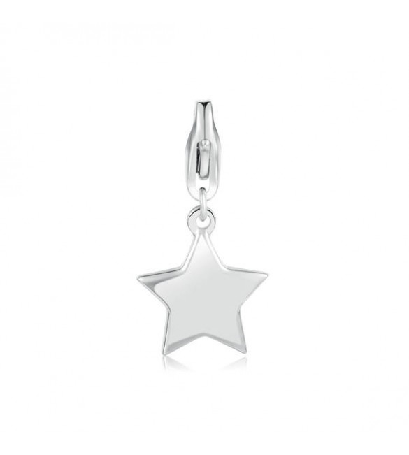 Charm donna gioielli Sagapò Happy in acciaio 316L Stella sha285