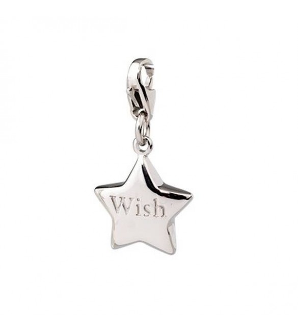 Charm donna gioielli Sagapò Happy in acciaio 316L Stella Wish sha45