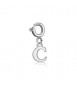 Charm Donna Gioielli Sagapò Happy in acciaio lettera C shar0c