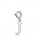 Charm Donna Gioielli Sagapò Happy in acciaio lettera J shar0j