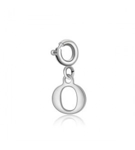 Charm Donna Gioielli Sagapò Happy in acciaio lettera O shar0o