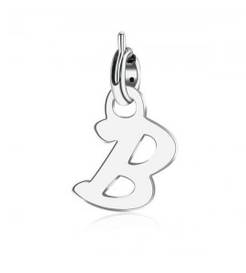 Charm donna gioielli Sagapò Letters in acciaio 316L lettera Bslt1b