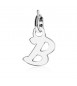 Charm donna gioielli Sagapò Letters in acciaio 316L lettera Bslt1b