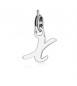 Charm donna gioielli Sagapò Letters in acciaio 316L lettera X slt1x