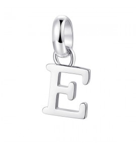 Charm gioielli Brosway Très Jolie in acciaio 316L Lettera E btjm198