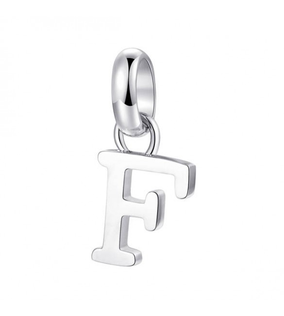 Charm gioielli Brosway Très Jolie in acciaio 316L Lettera F btjm199