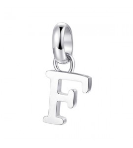 Charm gioielli Brosway Très Jolie in acciaio 316L Lettera F btjm199