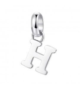 Charm gioielli Brosway Très Jolie in acciaio 316L Lettera H btjm201