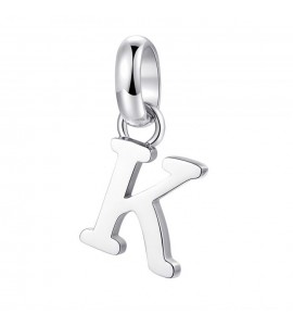 Charm gioielli Brosway Très Jolie in acciaio 316L Lettera K btjm204