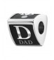 Charm uomo gioielli Brosway Très Jolie in acciaio 316L smalto pvd nero Dad Papà btjn89
