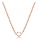 Collana Brosway base per Charm Très Jolie in acciaio pvd oro rosa Sfere bct56