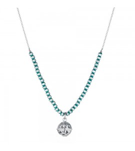 Collana Chiama Angeli donna gioielli Roberto Giannotti in argento e sfere sky sfa131