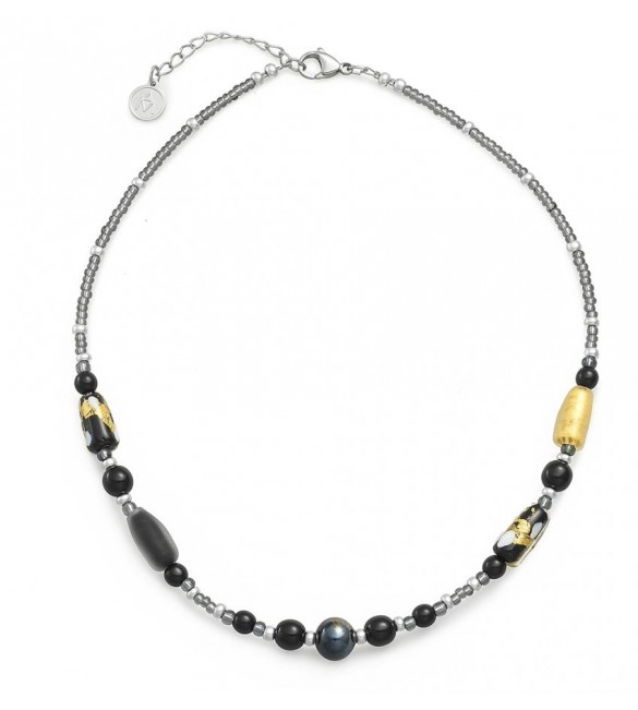 Collana donna gioielli Antica Murrina Gabrielle easy Nero cob47a14