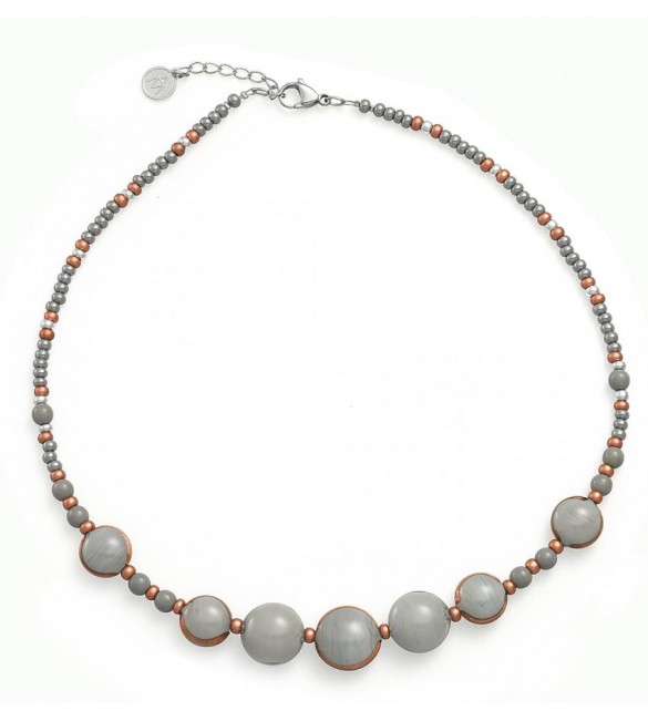 Collana donna gioielli Antica Murrina Mademoiselle Grigio cob54a12