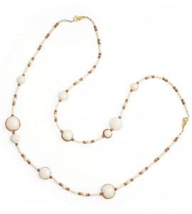 Collana donna gioielli Antica Murrina Mademoiselle lunga doppia Nude cob52a35