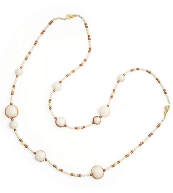 Collana donna gioielli Antica Murrina Mademoiselle lunga doppia Nude cob52a35