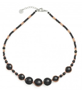 Collana donna gioielli Antica Murrina Mademoiselle Nero cob54a14